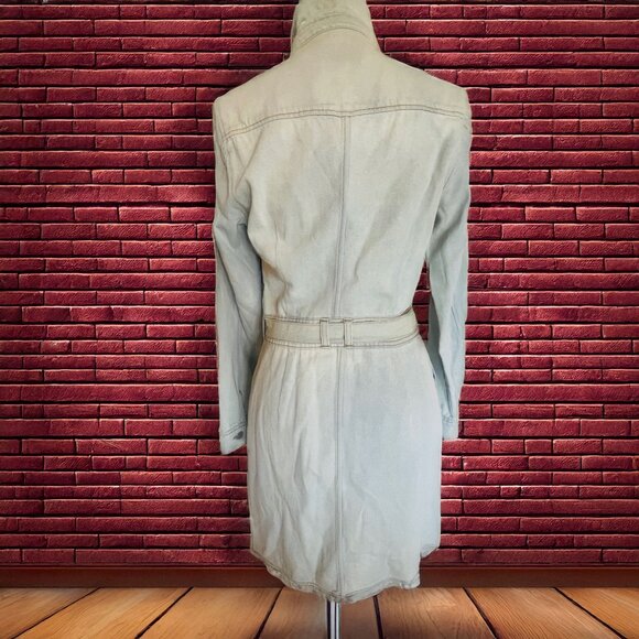 Velvet Heart Long Sleeve Denim Dress Vintage Blue Small - Picture 5 of 11